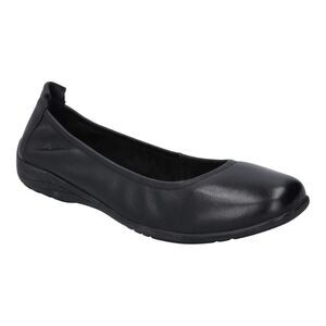 Josef Seibel Fenja 01 Flat Sz 40 Black Leather Ballet Flats Shoes Comfort